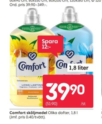 Rusta Comfort sköljmedel erbjuda