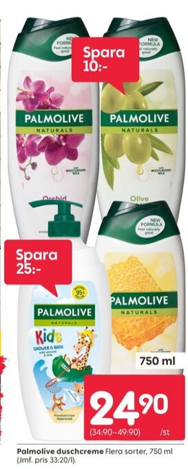 Rusta Palmolive duschtvål erbjuda
