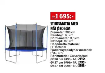 Jungle gym studsmatta/trampolin