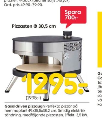 Rusta Dynor pizzaugn erbjuda
