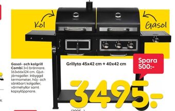 Rusta Dynor gasolgrill erbjuda