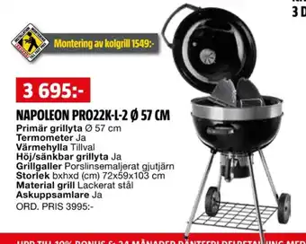Bauhaus Napoleon klotgrill erbjuda