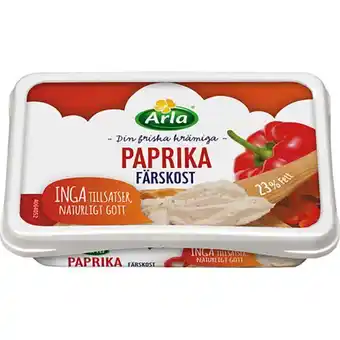 Färskost paprika 23%