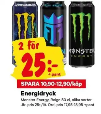 Energidryck Monster Energy