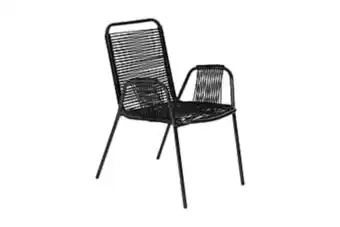 Furniturebox Ribston stol svart erbjuda