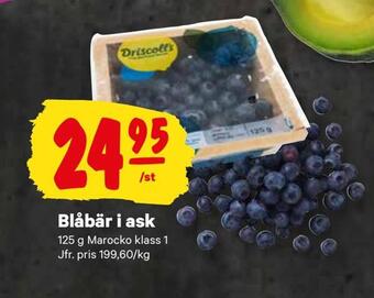 City Gross Blåbär i ask erbjuda