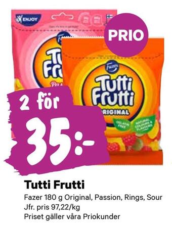 City Gross Tutti frutti erbjuda