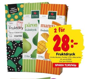 City Gross Fruktdryck erbjuda