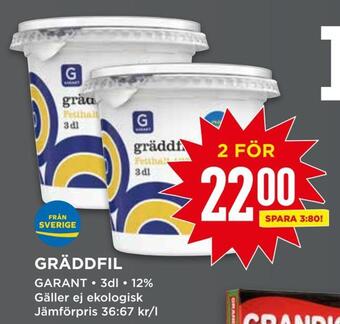Willys Gräddfil erbjuda