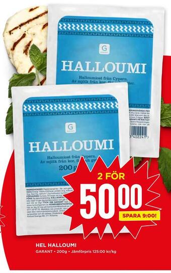 Willys Hel halloumi erbjuda