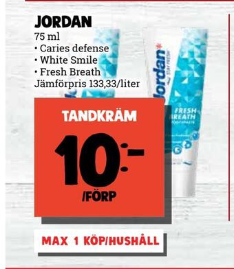 MatArket Tandkräm erbjuda