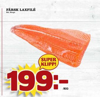 Nya Pulsen Färsk laxfilé erbjuda