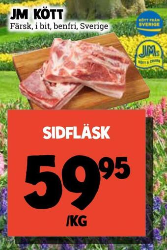 MatArket Sidfläsk erbjuda