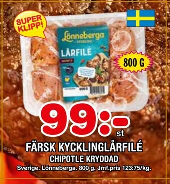 Nya Pulsen Färsk kycklinglårfilé erbjuda