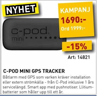 C-pod mini gps tracker