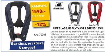 SeaSea Uppblåsbar flytväst legend 165n erbjuda