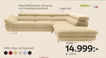 XXXLutz Soffa 'fabio deluxe' erbjuda