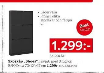 Skoskåp 'shoes'
