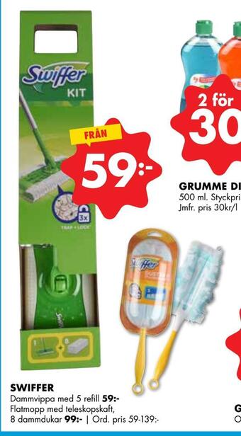 ÖoB Swiffer erbjuda