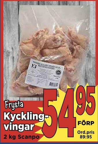 Supergrossen Kycklingvingar erbjuda