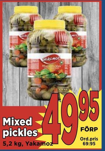 Supergrossen Mixed pickles erbjuda