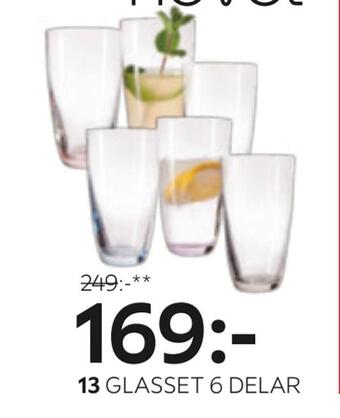 XXXLutz Glasset 6 delar erbjuda