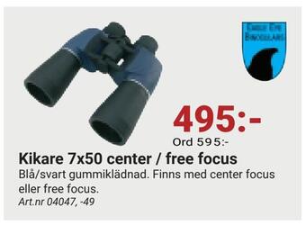Erlandsons Brygga Kikare 7x50 center / free focus erbjuda