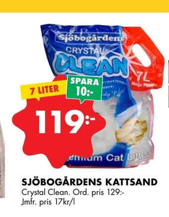 ÖoB Sjöbogårdens kattsand erbjuda