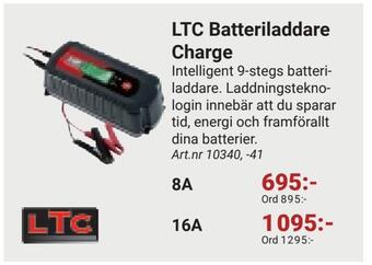 Erlandsons Brygga Ltc batteriladdare charge erbjuda