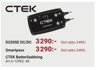 Erlandsons Brygga Ctek batteriladdning erbjuda
