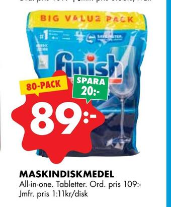 ÖoB Maskindiskmedel erbjuda