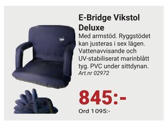 Erlandsons Brygga E-bridge vikstol deluxe erbjuda