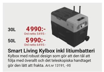 Erlandsons Brygga Smart living kylbox inkl litiumbatteri erbjuda