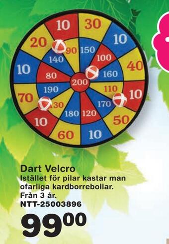 Lekextra Dart velcro erbjuda