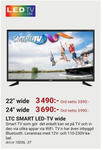 Erlandsons Brygga Ltc smart led-tv wide erbjuda