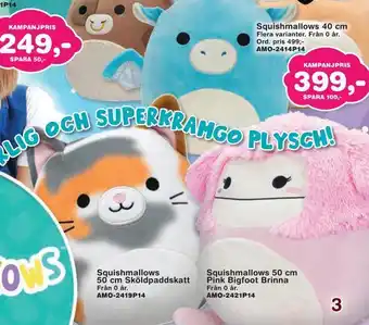 Lekextra Squishmallows 40 cm erbjuda