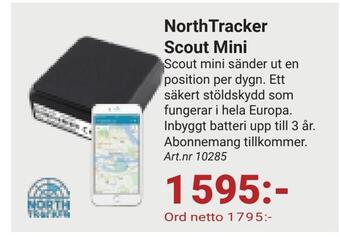 Erlandsons Brygga Northtracker scout mini erbjuda