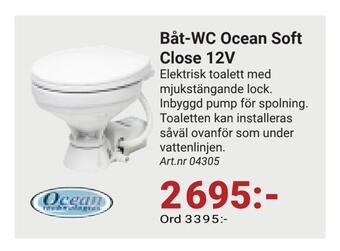 Erlandsons Brygga Båt-wc ocean soft close 12v erbjuda