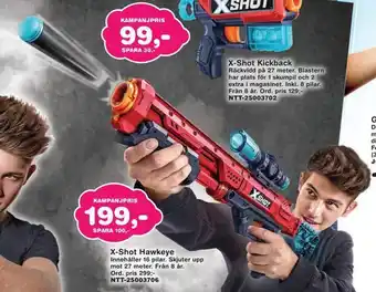Lekextra X-shot hawkeye erbjuda