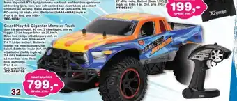 Gear4play 1,8 gigantor monster truck
