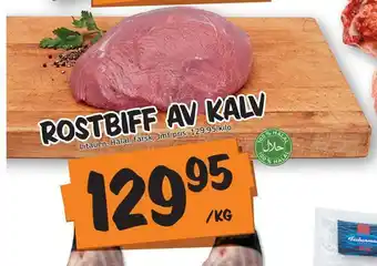 Rostbiff av kalv