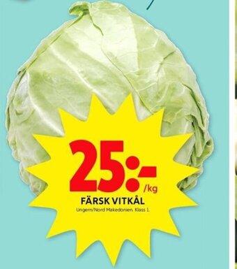 ICA Kvantum FÄRSK VITKÅL erbjuda