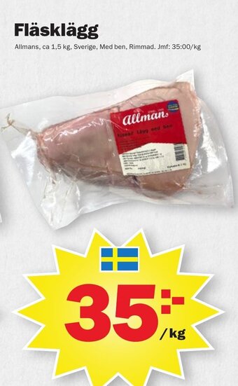 Pekås Fläsklägg erbjuda