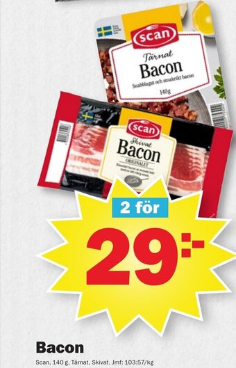 Pekås Bacon erbjuda