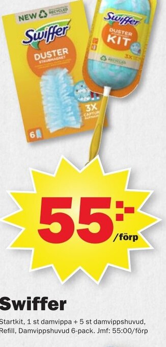 Pekås Swiffer erbjuda