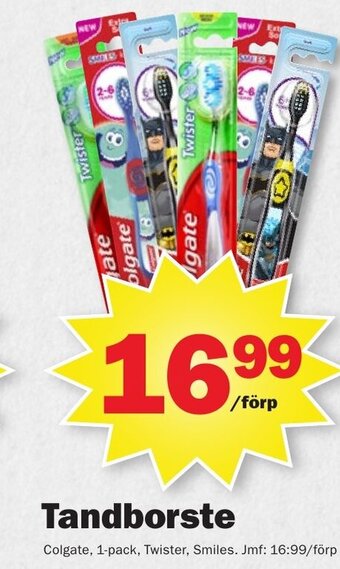 Pekås Colgate Tandborste erbjuda