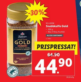 Snabbkaffe gold