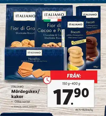 Lidl Mördegskex/ kakor erbjuda