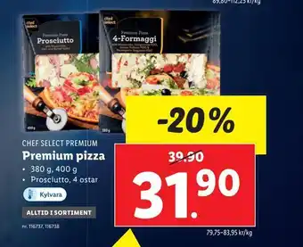 Lidl Premium pizza erbjuda