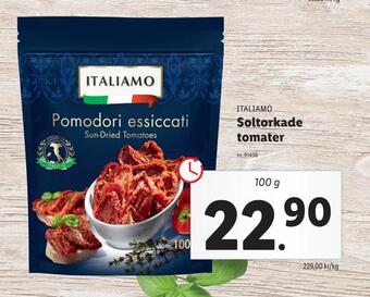 Lidl Soltorkade tomater erbjuda